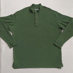 DULUTH TRADING CO Men's Thermal Henley Shirt. Plus Size 2XL